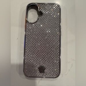 Silver Glitter iPhone 16 Case